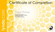 InDesign CS5 Essential Training, Certificate of Completion, Lynda.com